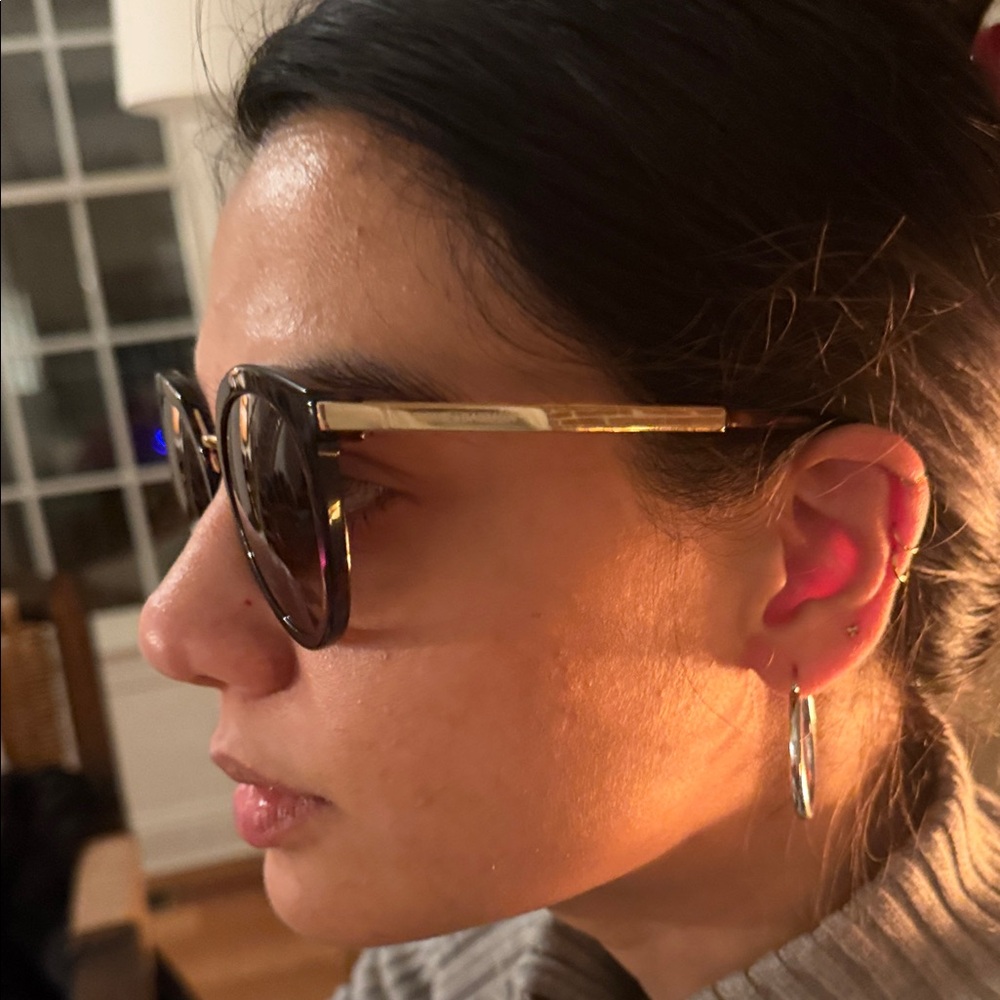 Dolce & Gabbana Black and Gold Sunglasses